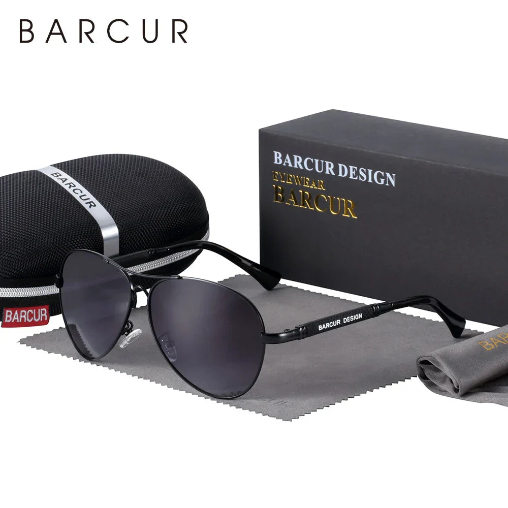 Classic Aviator Sunglasses Polarized UV400 Mirrored Gradient Lenses