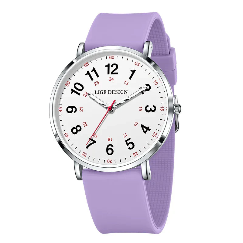 Elegante Damen Armbanduhr Analog Quarz wasserbeständig