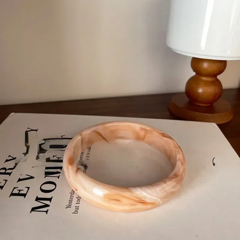 Fashion Irregular Acrylic Acetate Bracelets Vintage Hyperbole Korean Jewelry Bangles Sweet Elegant Pulseras Mujer – Armband