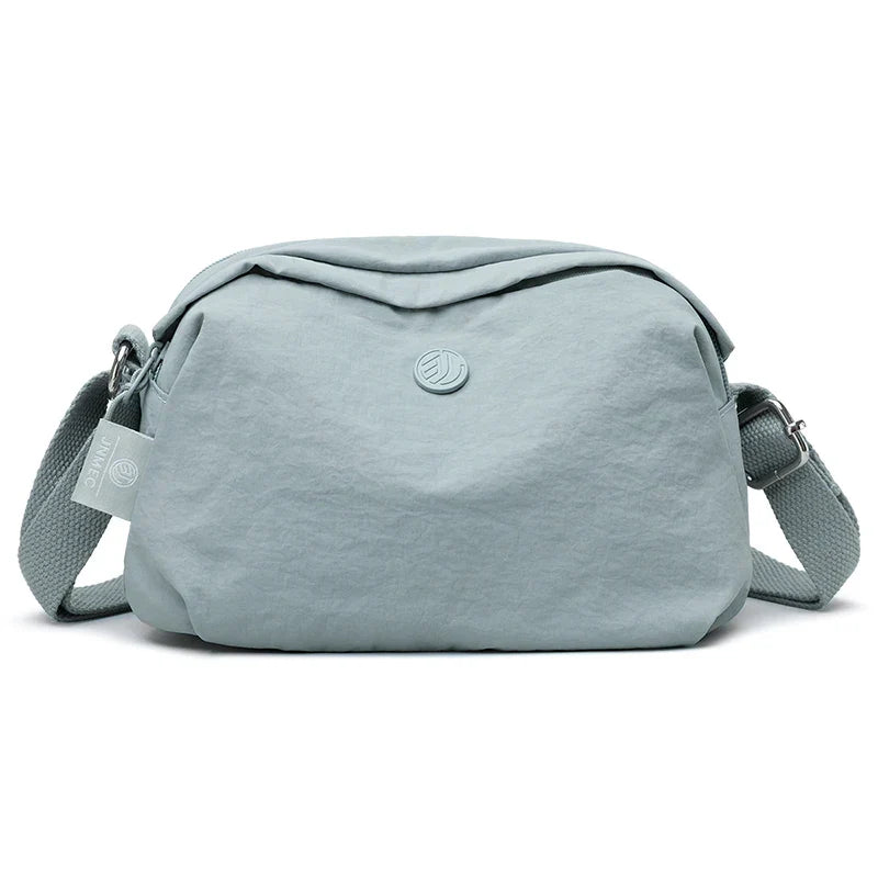 Stilvolle Crossbody Handtasche Nylon mit Reißverschluss mit
