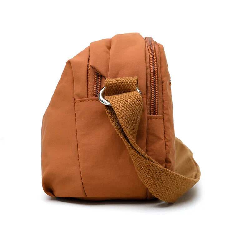 Stilvolle Crossbody Handtasche Nylon mit Reißverschluss mit